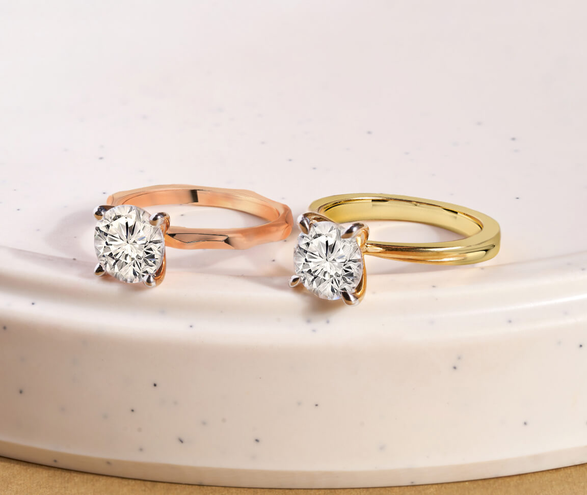Trend Alert: Minimalist Diamond Engagement Rings Because Less Is More