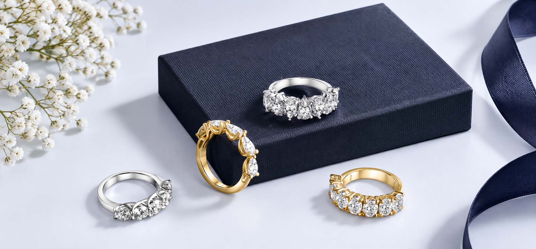 A Complete Buying Guide To Stackable Anniversary Rings