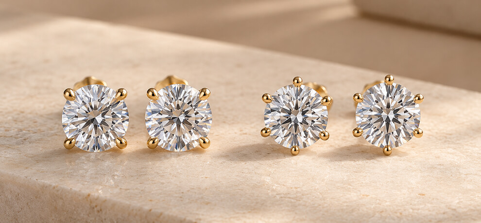 Comparing 4-Prong vs 6-Prong Settings for Your Diamond Ring