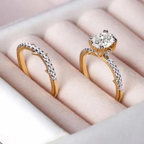 Find Your Match: The Ideal Wedding Band for Oval Diamond Engagement Rings